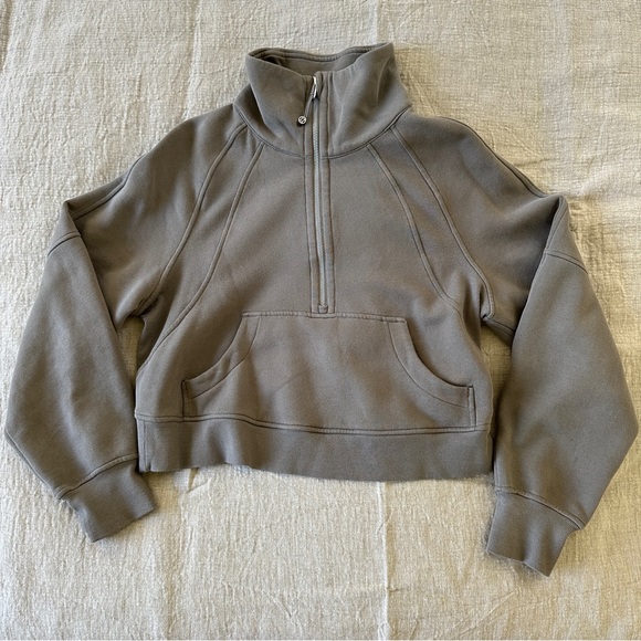 lululemon athletica Tops - Lululemon Funnel Half Zip Sweatshirt